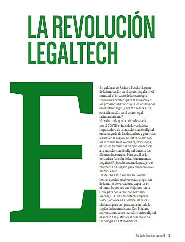 La Revolucin Legaltech